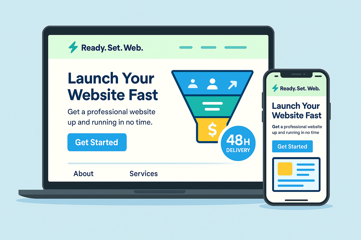 π± Starter Site β Launch Fast. Look Legit.