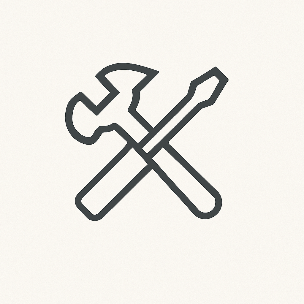 Represents hands-on craftsmanship and customized service — ideal for builders who need a website tailored to their work.

