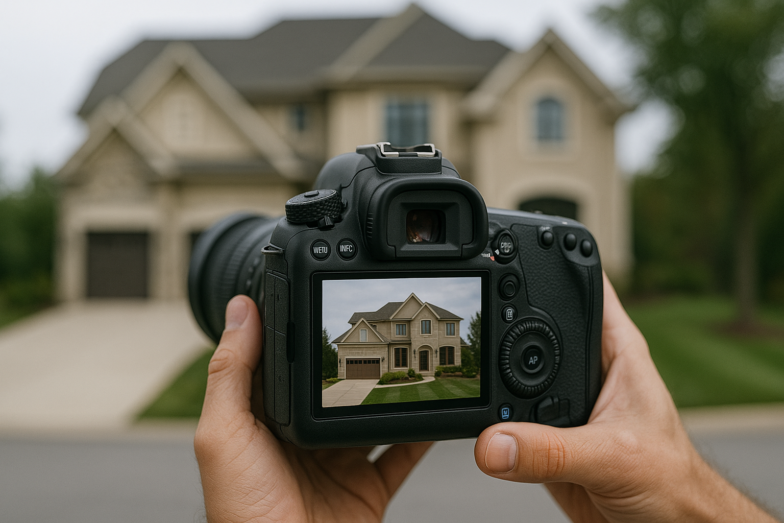 Professional real-estate photography showcasing a custom home build